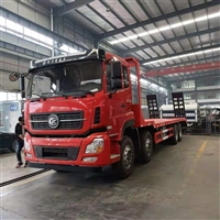 程力前四后八平板运输车 300挖机拖车 可拉大型钩机 板长9.5米