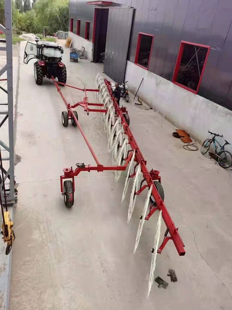 侧向单边搂草机 大型圆盘楼草耙 液压升降运输方便