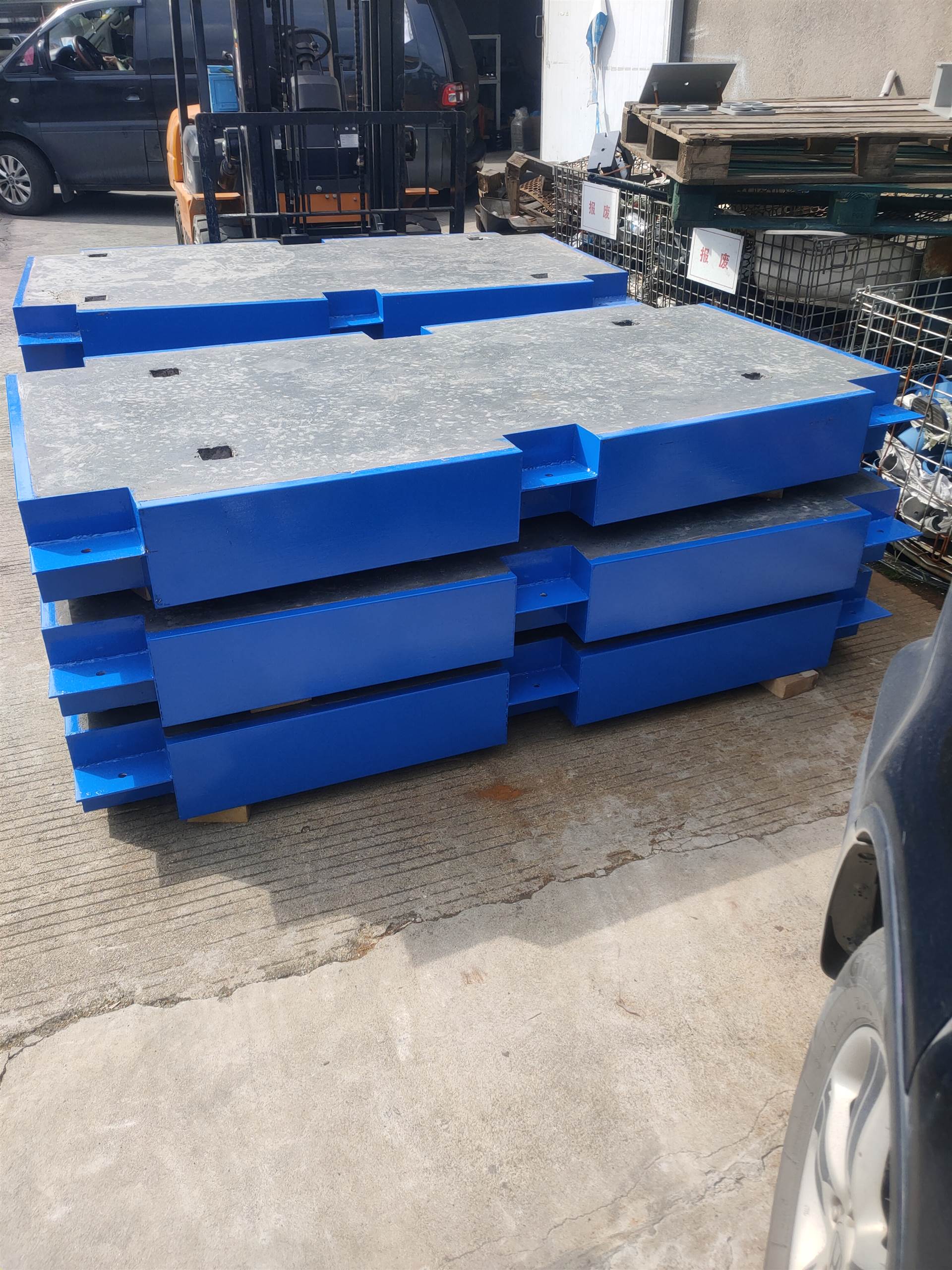 大型消防水泵台座基座 惰性块减振台座支座 混凝土减震配重水泥平台