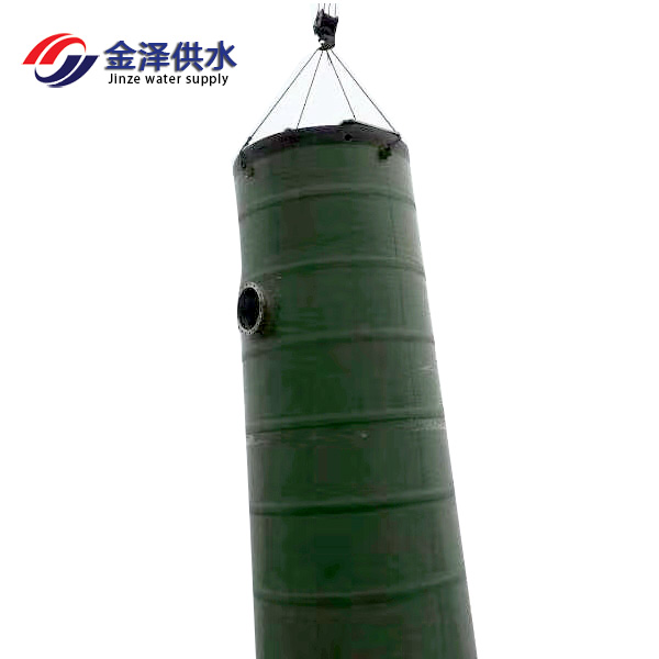 玻璃钢预制泵站 雨水泵站 污水一体化提升泵站，抗浮式安装
