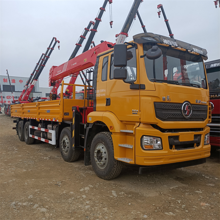 三一14吨随车吊 陕汽德龙M3000前四后八 车厢8米6 SPS35000