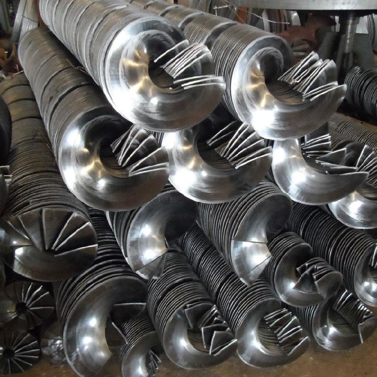 生产不锈钢螺旋叶片绞龙锰钢螺旋单片绞龙可按图定制