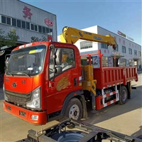 徐工4吨随车吊 重汽豪曼单桥 车厢3米5 苗木工程专用