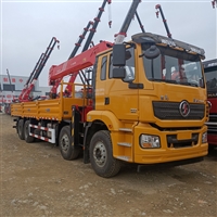 三一14吨随车吊 陕汽德龙M3000前四后八 车厢8米6 SPS35000