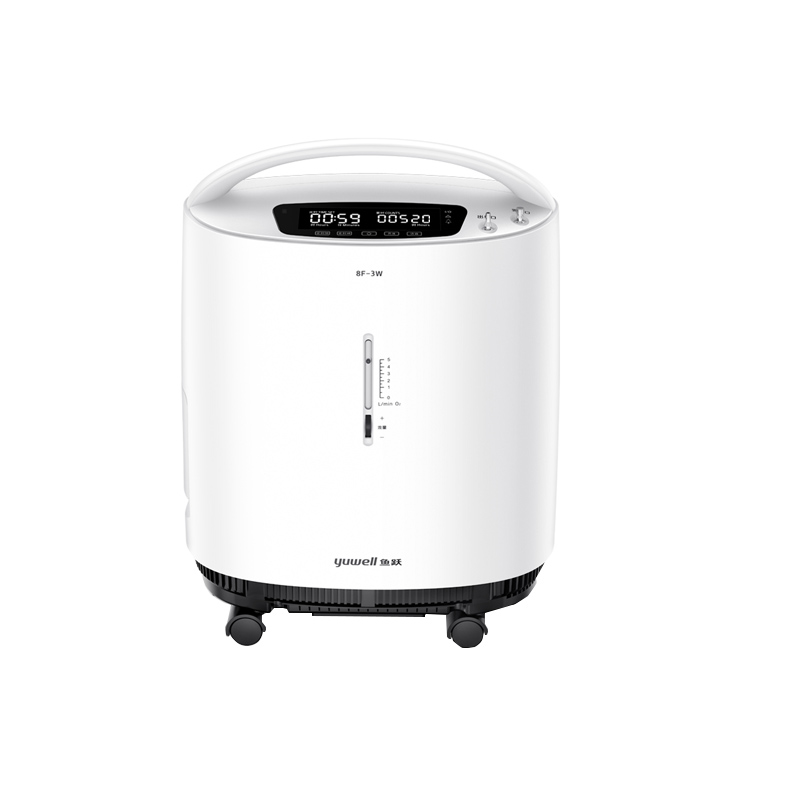 低噪音制氧机 鱼跃制氧机8f-3w 医用制氧机可调节流量