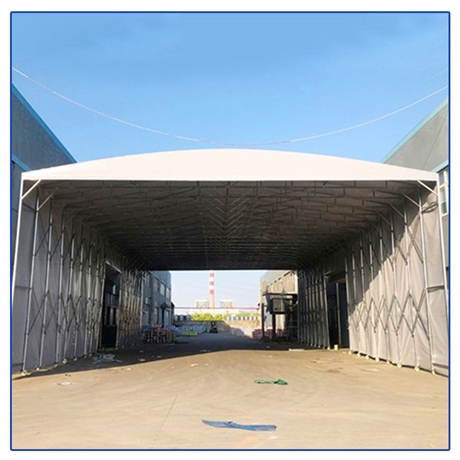 广州大型电动移动推拉篷规格定做户外烧烤遮阳棚