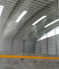 水泥厂降尘喷淋系统 厂房干雾抑尘设备 料仓干雾除尘设备循环利用