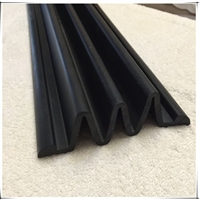 海晨供应幕墙伸缩缝胶条 三元乙丙风琴胶条 W波纹条 风琴板胶条厂家