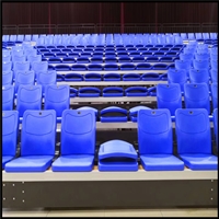 体育馆电动伸缩看台座椅 运动场折叠座椅 永泰体育支持定制