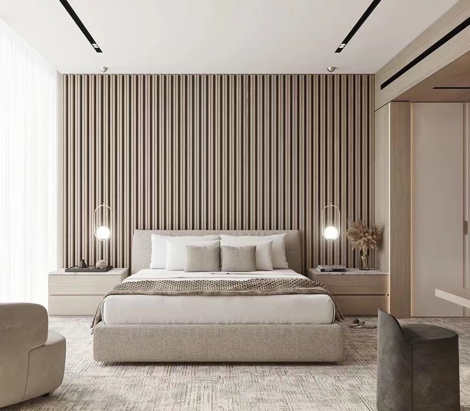 实木格栅格栅背景墙厂家网红格栅集成墙板装饰