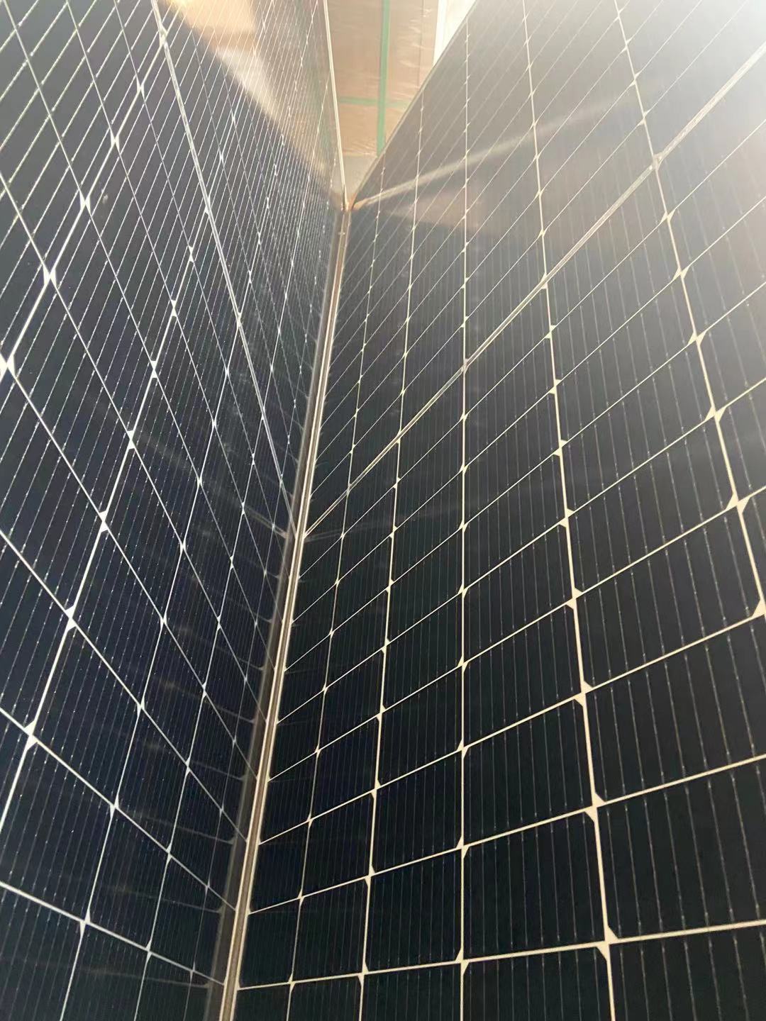 隆基光伏板隆基a级双玻450w455w540w太阳能组件光伏发电