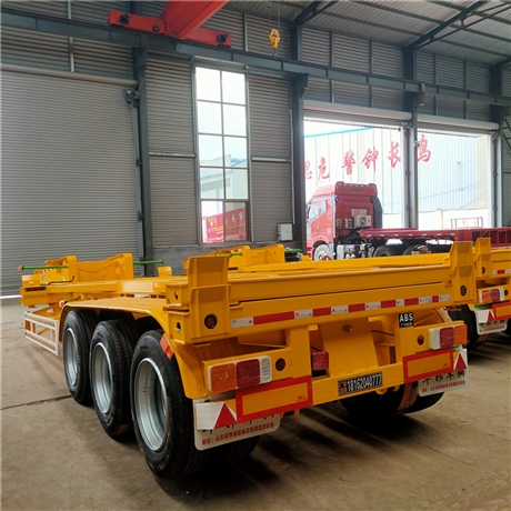 武威20英尺集装箱后翻自卸半挂车