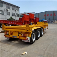 辽宁20英尺集装箱后翻自卸车