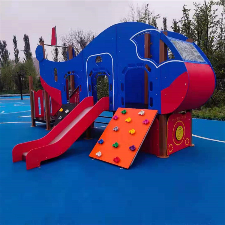 室外组合滑梯非标pe板滑梯儿童游乐设备博美定制卡通图案滑梯