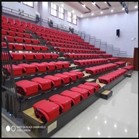   永泰体育定制 学校户外比赛场 固定塑料看台座椅 适用寿命长