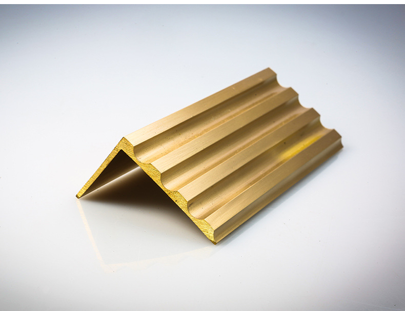 楼梯踏步防滑铜护角条定制h59铜止滑条金属异型铜材