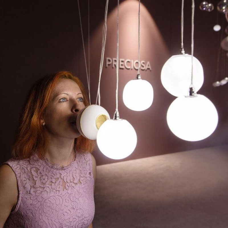 呼吸之光吹气球 网红呼吸灯 商业艺术装置 呼吸灯光装置