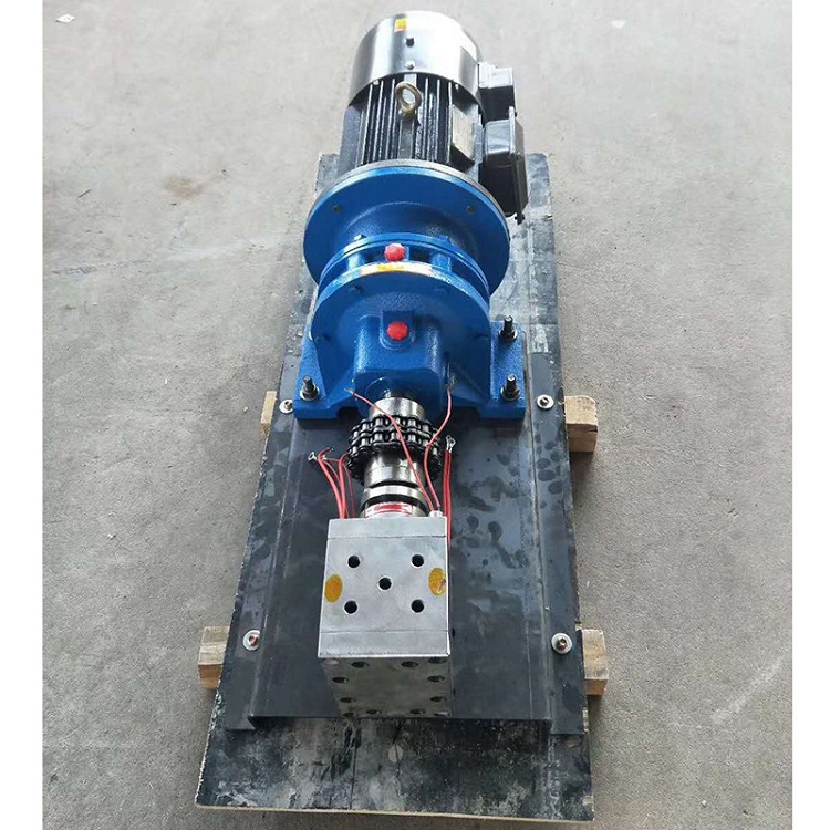 rt50cc耐高温热熔胶泵电加热耐熔体泵胶水计量泵口罩机喷胶泵