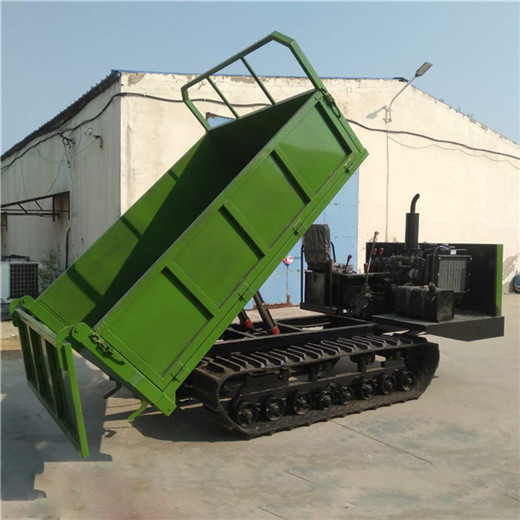 小型履带式运输车自卸液压履带运输车山地农田工地果园旱地水田