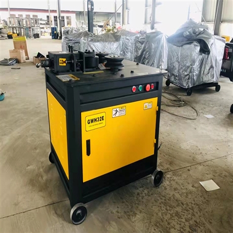 小型螺纹钢弯圆机弯曲设备钢筋圆钢打圈机gwh50