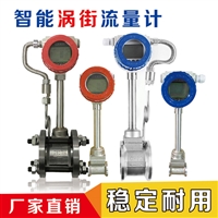 鍋爐管道渦街流量計 蒸汽流量計DN50/80/100 卡裝管道式