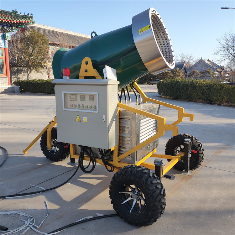 睿泰重工厂家多角度降雪机多地形新人工造雪机全电动小型飘雪机
