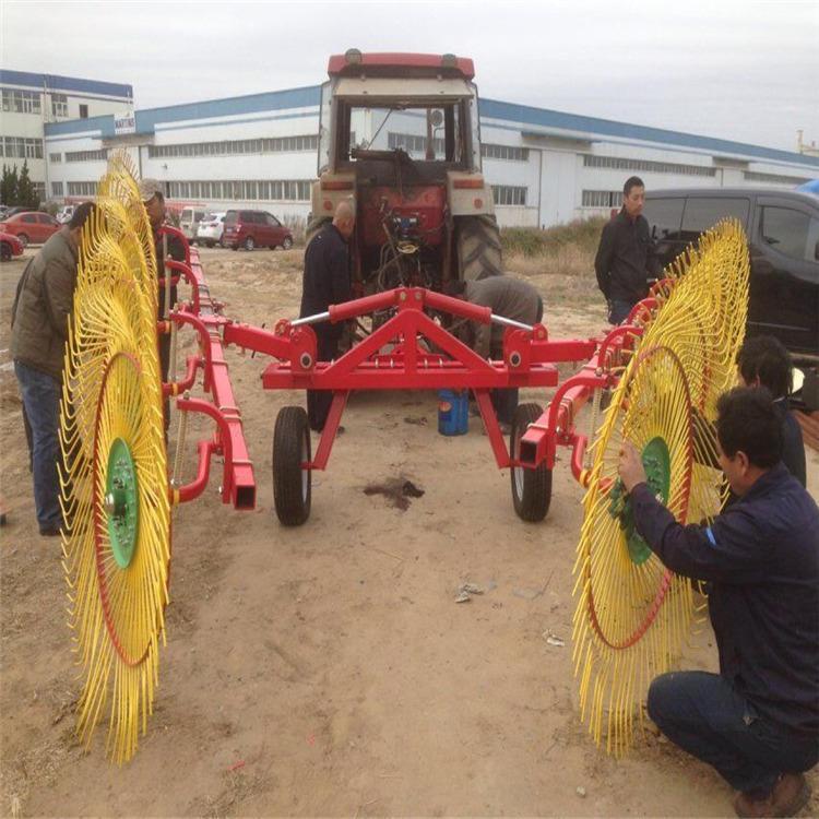 配件齐全麦秸搂草机圆盘式楼草耙
