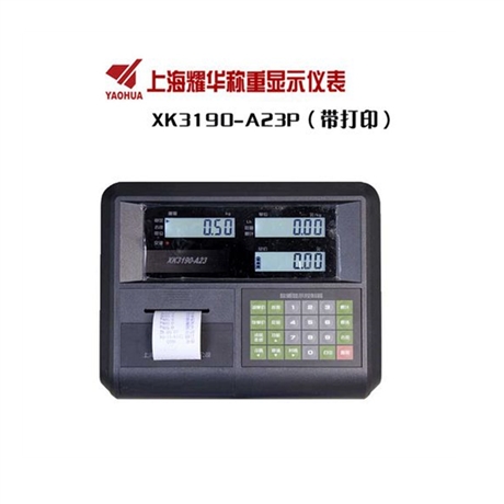xk3190-a23p打印仪表 上海耀华针式打印称重显示器