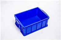 450-190蓝色聚乙烯塑胶箱周转箱 货物周转箱储物箱 防尘箱注塑成型