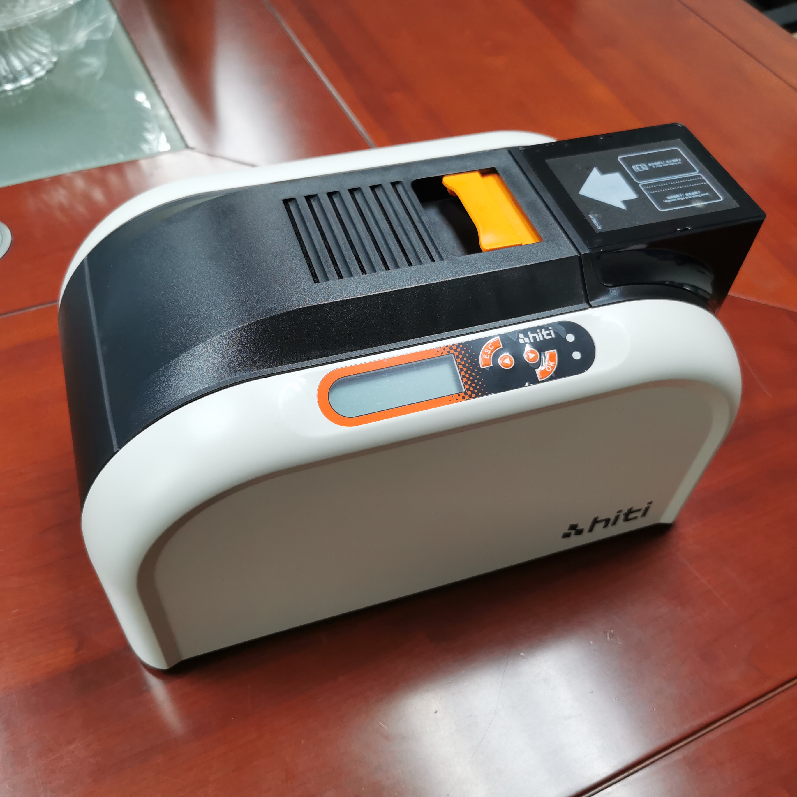 cs220证卡打印机hiti呈研打卡机自助桌面式制证机