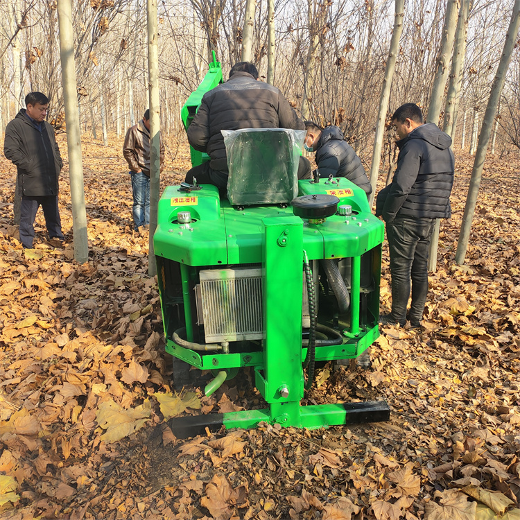 鏈條座駕果木移栽機園林綠化移栽移樹機全新破土斷根移苗挖樹機