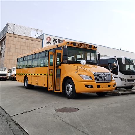 东风56座中小学生专用校车国6校车长头校车安全校车