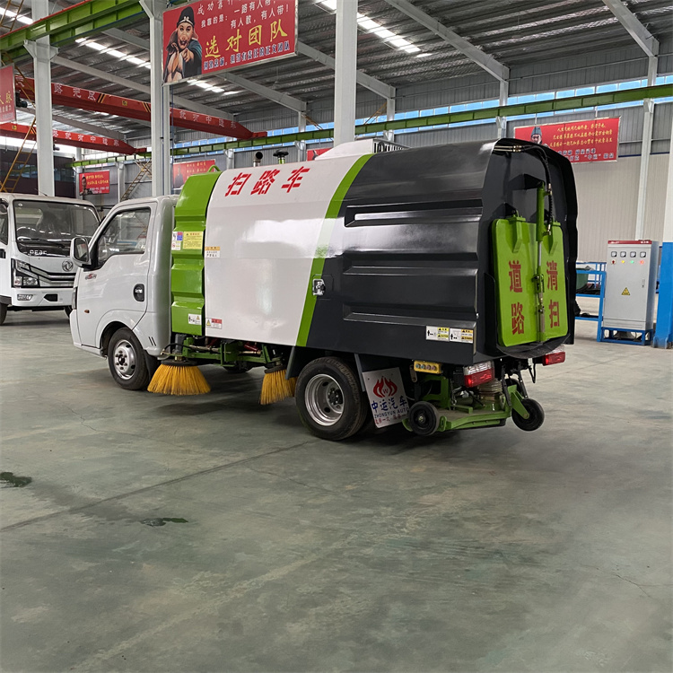 小型吸尘车扫路车3吨清扫车型号蓝牌扫地车
