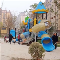 户外不锈钢滑梯 公园景区游乐设备 户外游乐儿童组合