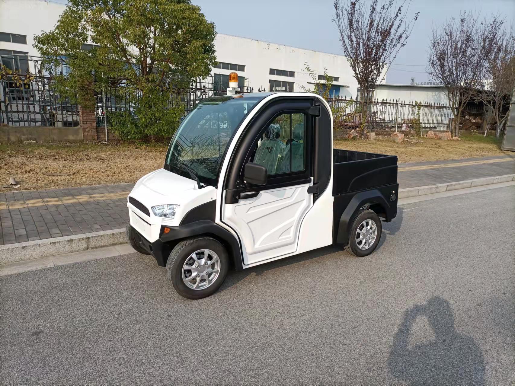 厂区电动四轮牵引车仓库机场平板