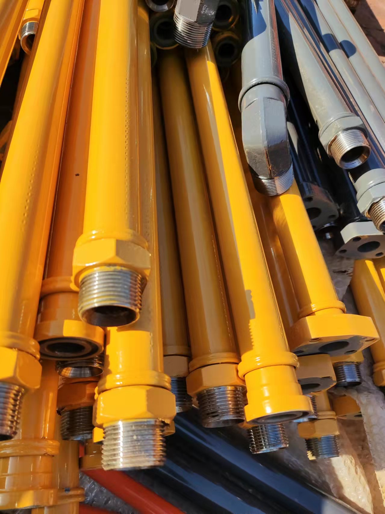 喷塑管表面喷塑处理酸洗磷化管焊接管路弯管衡水邦泽