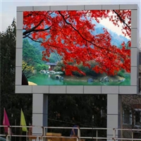 盐都LED显示屏 室外立柱P4全彩 高清高刷显示屏价格