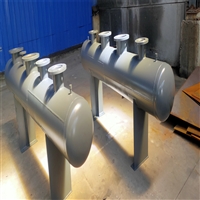 蒸汽锅炉分气缸 宇泉环保厂家 加工定做各种分气缸选型 锅炉分气缸价格 分集水器集水器  碳钢集水器价格 采暖分集水器 