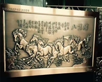 铝雕工艺品博物馆  历史纪念馆铝板铜雕刻 挂件摆件金属厂家