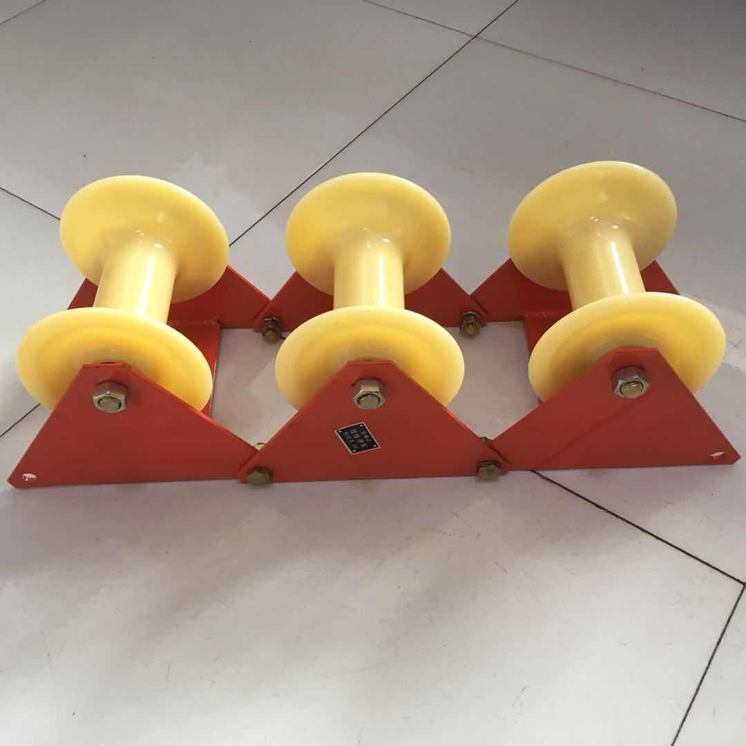 平板式尼龙轮地缆布线滑轮