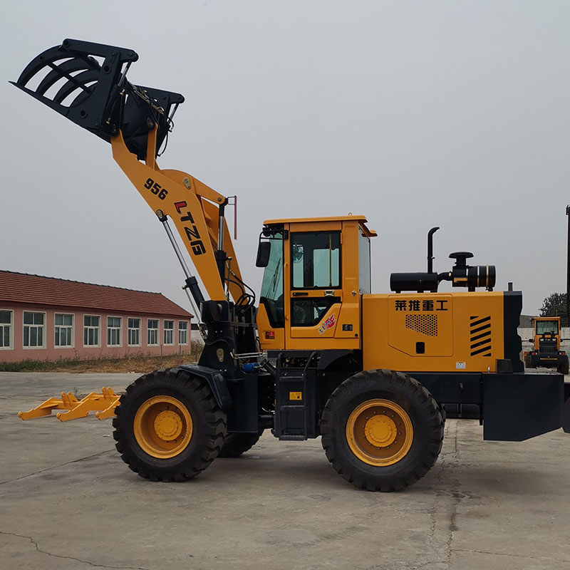 叉木装载机 抓草机报价 重工zl930轮式抓机