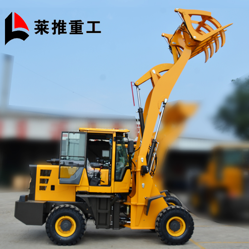叉木头装载机 铲车抓木机价格 重工zl952农用抓木机