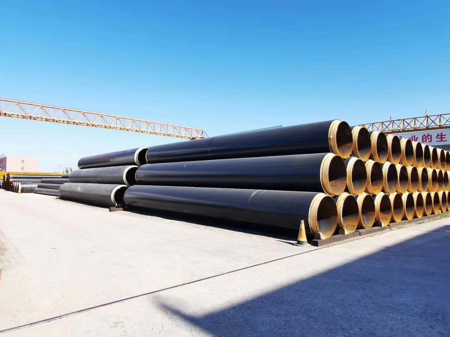 天水聚氨酯保温钢管直径202620mm工作管材质i20号钢q235b
