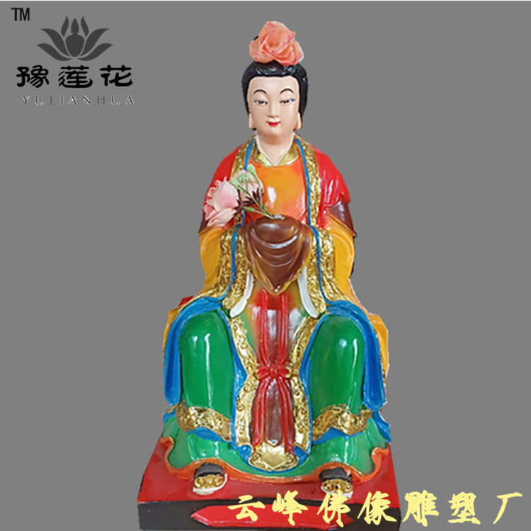 太花圣母太花娘娘桃花仙姑神像桃花大仙神像