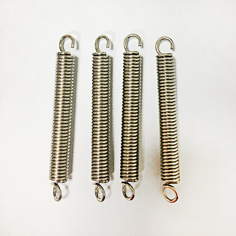 厂家直供不锈钢拉伸弹簧 五金金属非标双钩拉簧 高强度长钩拉簧
