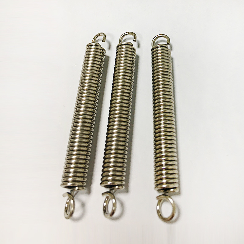厂家直供不锈钢拉伸弹簧 五金金属非标双钩拉簧 高强度长钩拉簧