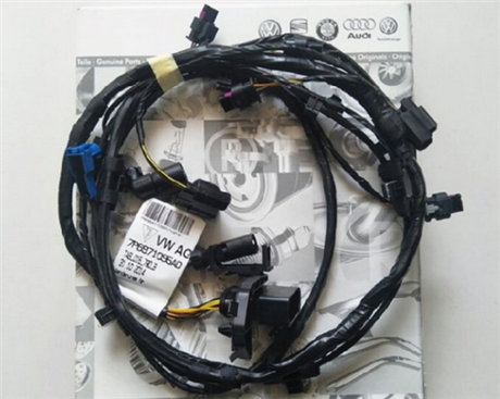 大眾途銳11-17款前杠線束 前杠電眼線束 機(jī)腳膠 水箱