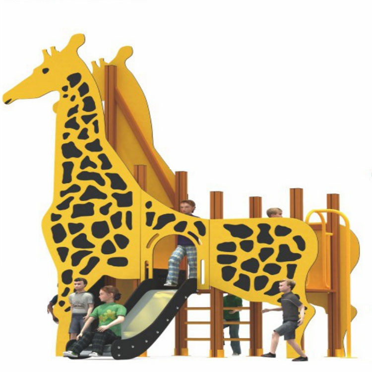 幼儿园pe板造型滑梯儿童组合滑梯不锈钢滑梯公园游乐设备博美