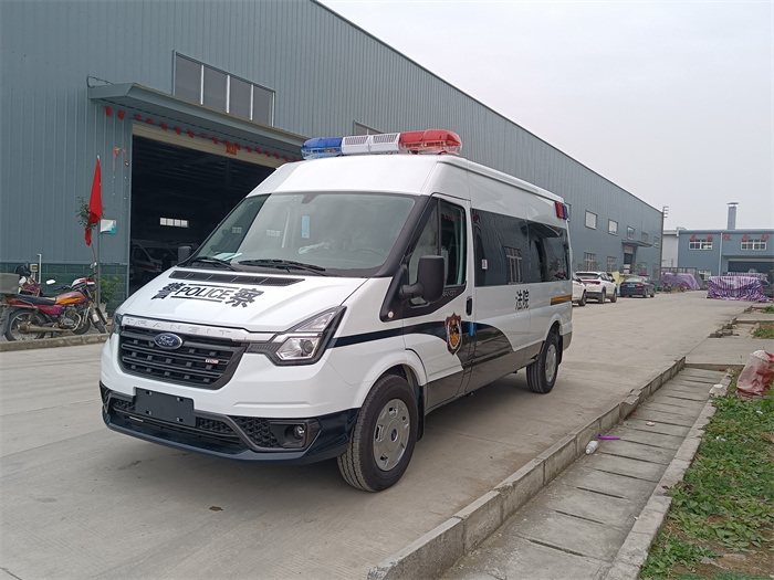 山南法院囚车 福特新全顺 2.0t汽油手动档 福特9人座囚车