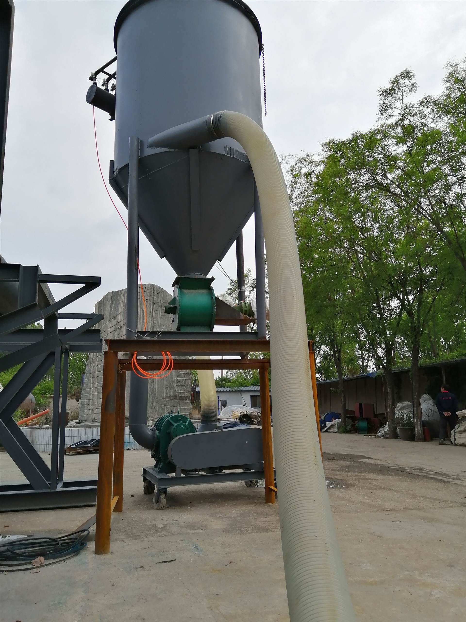 负压输送机 30方水泥粉装车负压吸灰机y2